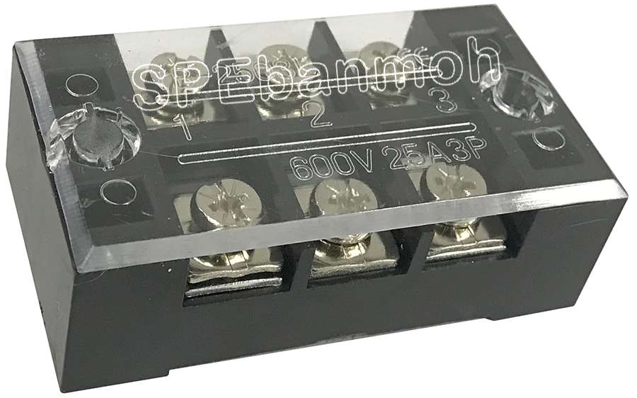 [ 1 ชิ้น ] TB1503 เทอร์มินอล 3 ช่อง 3P 15A 600V TB Terminal Block Screw Terminals 15แอมป์ อร์มินอลต่อสายไฟ Circuit Terminal Blocks ขั้วต่อสายไฟ เทอร์มินอลบล็อค TB-1503L 600โวลต์ เทอร์มินอล แบบติดลอยสำหรับต่อสาย
