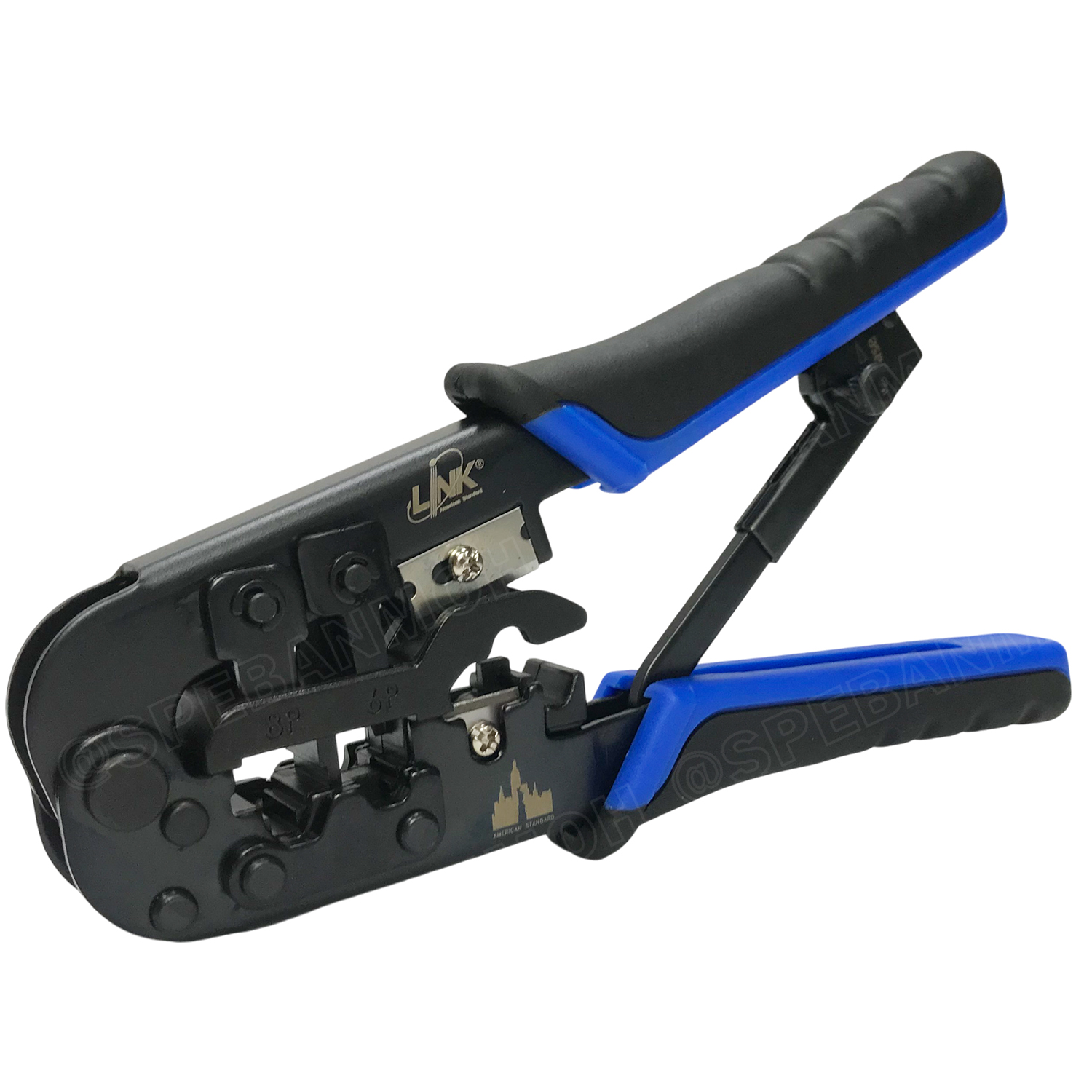 [ 1 ชิ้น ] TL-1103R คีมเข้าหัวสายแลน Lan สายโทรศัพท์ LINK ลิ้งค์ Modular Crimping Tool คีมเข้าหัวสำหรับ RJ45 RJ11 1103R US-8003 อุปกรณ์ย้ำหัวแลนด์ RJ45 RJ11 Crimping CAT5E CAT5 CAT6 4P 6P 8P สำหรับเข้าหัวแลนด์ คีมย้ำ เทอร์มินอล