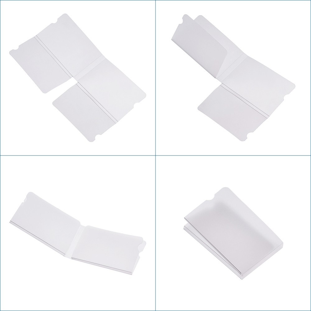 ซองพลาสติกสำหรับจัดเก็บหน้ากากอนามัย แบบพับเก็บ สีขาวใส ขนาด 18.5x6 ซม. 1 ชิ้น ใช้แล้วนำมาทำความสะอาดก่อนนำไปใช้คครั้งต่อไป