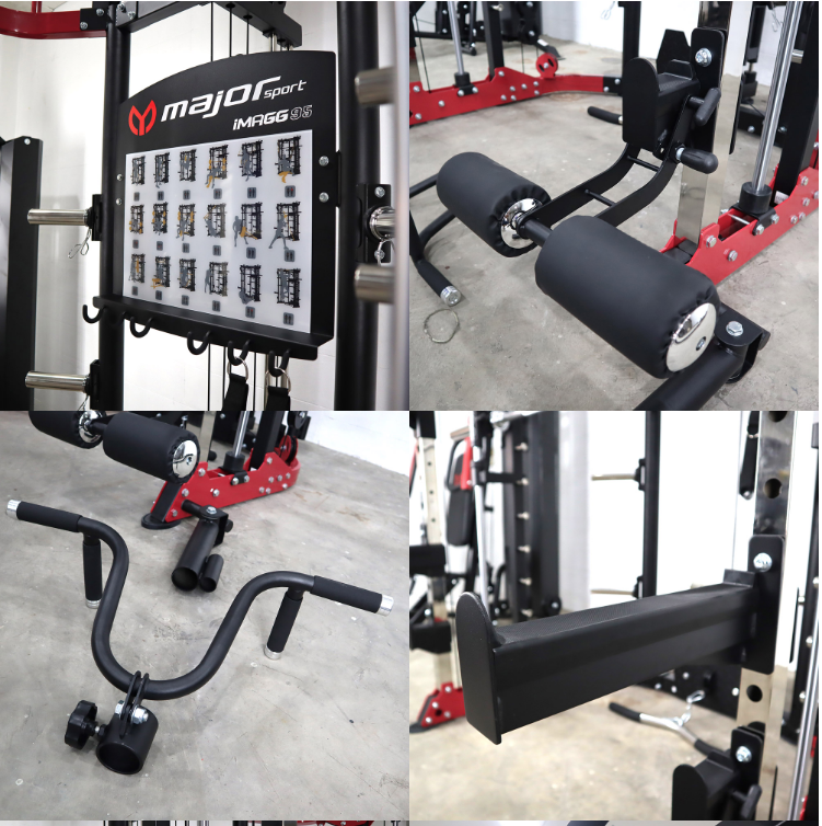 สมิทแมชชีนimagg95 Smith Machine Monster imagg95 plateload ม้า204+แผ่นหุ้มยาง