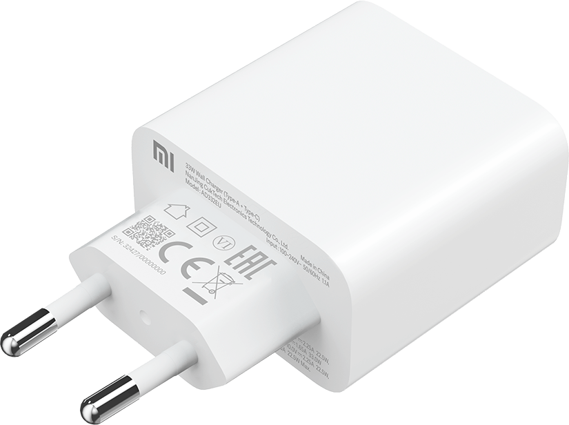 Mi 33W Wall Charger (Type-A+Type-C) EU White อแดปเตอร์ชาร์จไวแบบ 33W ประกันศูนย์ 6 เดือน