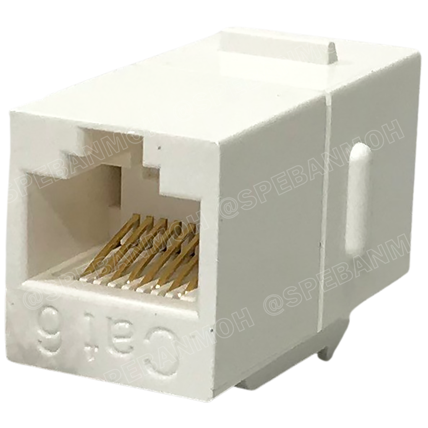 [ 1 ชิ้น ] US-4006IL ตัวต่อสายตัวเมีย 2 ด้าน Cat6 Connector In-Line or Patch Panel Insert RJ45 ตัวต่อสายแลนด์ LINK แจ็คต่อกลาง ตัวต่อสายแลนด์ RJ45 ตัวเมีย สำหรับใส่ Patch Panal LAN Jack Connector Cat6