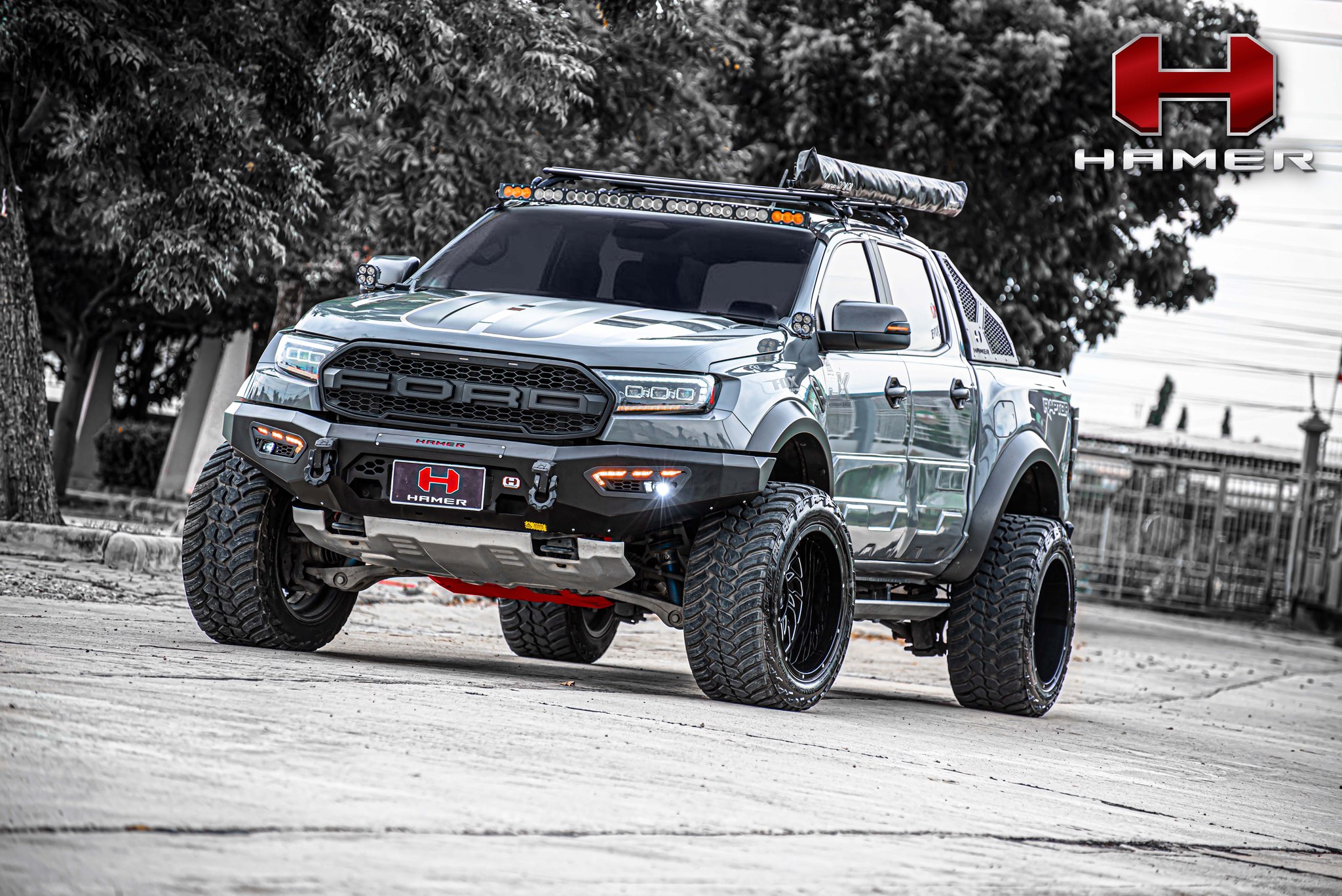 กันชนหน้า ATLAS SERIES FRONT BULL BAR Ford Ranger 2015-2021