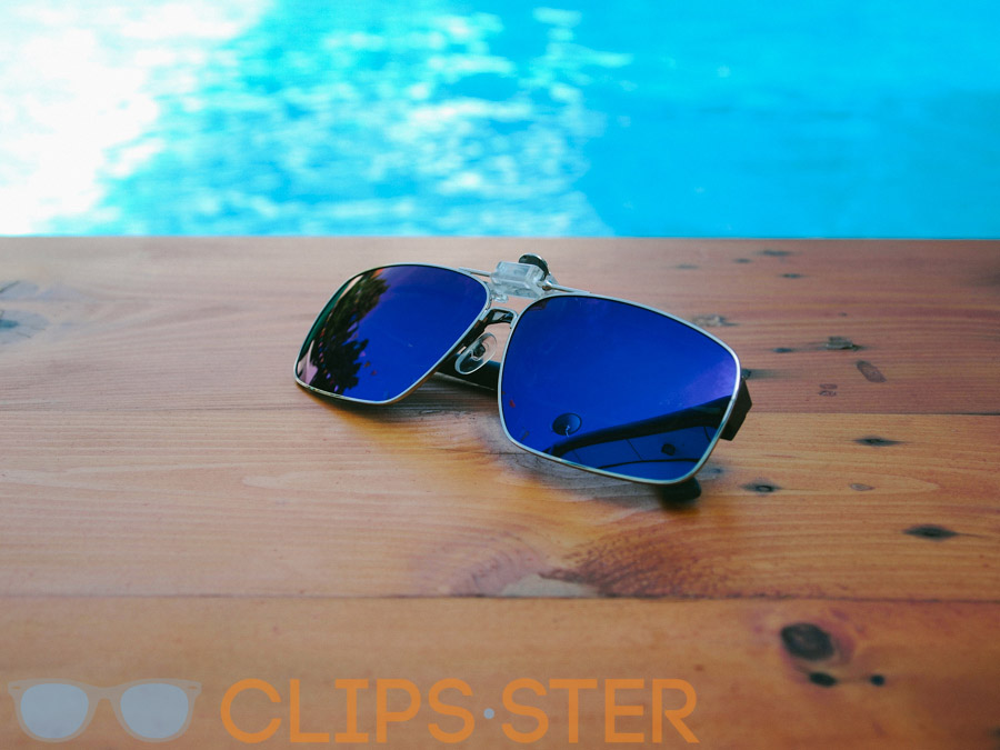 คลิปออนกันแดด Clipsster รุ่น Trapster เลนส์ฟ้าปรอท