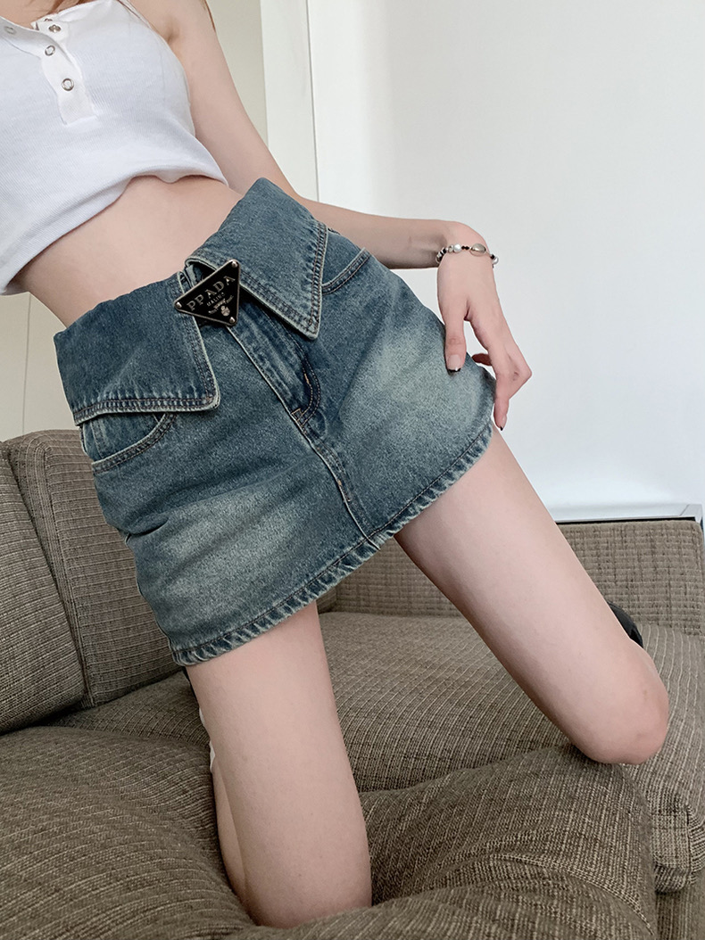 DM Denim skirt กระโปรงยีนส์สั้น แบบใหม่