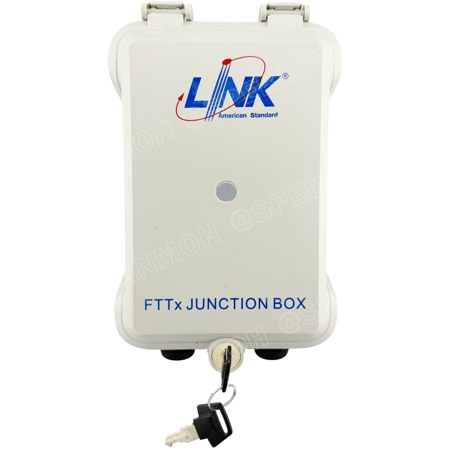 [ 1 ชิ้น ] UFH3001 FTTX Junction Box LINK กล่องพักสายไฟเบอร์ออฟติค ภายนอกอาคาร กล่องพักสายสำหรับต่อสาย FTTX กล่องพักสายนอกอาคาร Outlet UFH3001 UL94V-0 ทนแดด ทนฝน PON FIBER TERMINAL BOX and CABINET and JUNCTION BOX