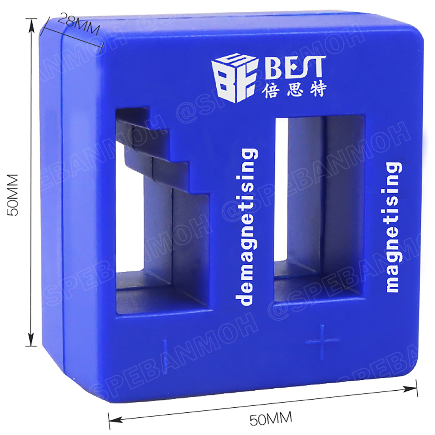 BST-016 อุปกรณ์เพิ่มแรงแม่เหล็ก Magnetizer Demagnetizer Degausser Tool ทำไขควงเป็นแม่เหล็ก ไขควงดูดน็อตได้ ตัวเพิ่มแรงแม่เหล็ก Magnetizer ตัวทำให้ปลายไขควงเป็นแม่เหล็ก Tool Rushed Magnet Demagnetization For Screwdriver Tips อุปกรณ์ทำแม่เหล็กและถอดแม่เหล็ก