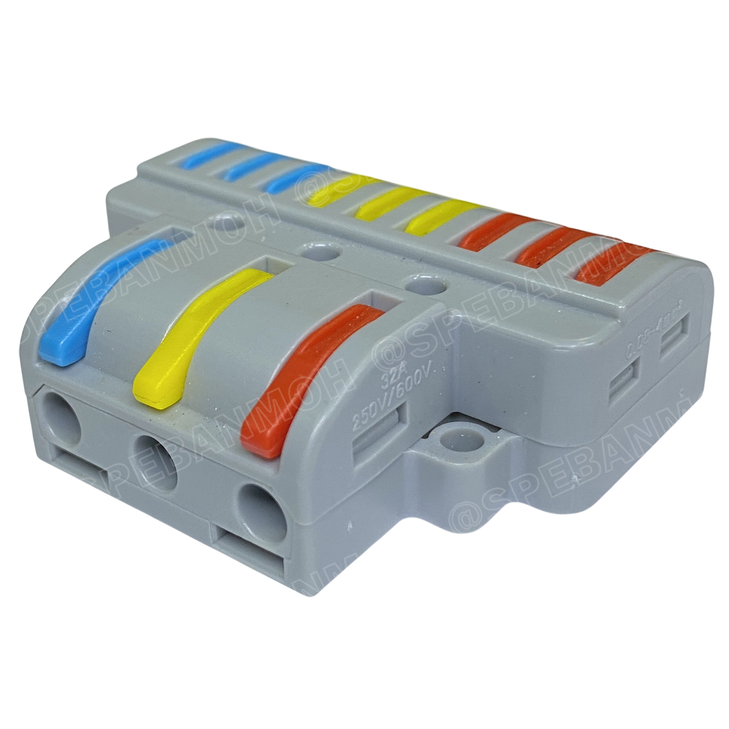 [ 1 ชิ้น ] LT-933 ตัวแยกสาย 3 ช่อง 3ชุด เข้า 3 ออก 9 32A 450V เทอร์มินอลต่อสายไฟ Terminal LT Series ตัวแยกสายแบบถอดได้ Wire connector terminal ขั้วต่อสายไฟ เทอร์มินอลเชื่อมต่อสายไฟ LT ตัวแยกสายแบบหนีบ Cable splitter เต๋าต่อสายไฟ