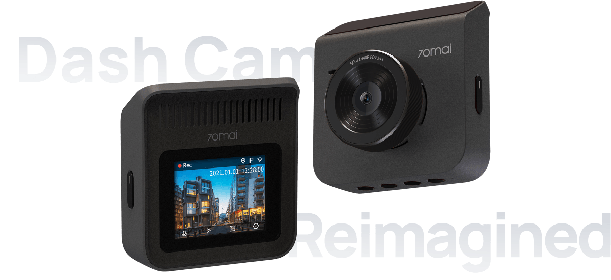70mai Dash Cam A400 + RC09 Set ชุดกล้องติดรถยนต์ กล้องหน้า&กล้องหลัง ประกันศูนย์ไทย 1 ปี