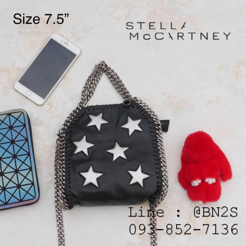 กระเป๋า STELLA หนังสะพายข้าง สายโซ่ ลายดาว 7.5 นิ้ว