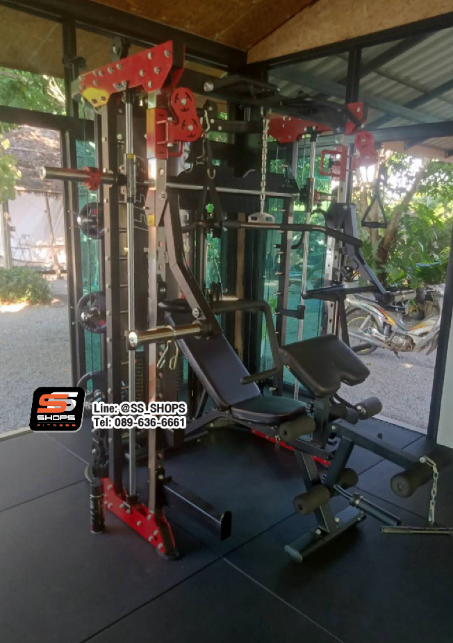 สมิทแมชชีน Smith Machine Monster Force G11+ม้านั่ง204+แผ่นน้ำหนัก 50 kg