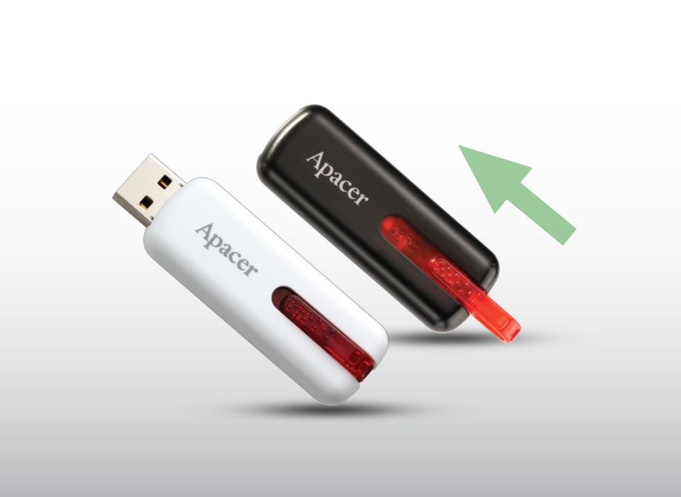 Apacer 16GB AH326 สีดำ รับประกัน ศูนย์ไทย 5 ปี