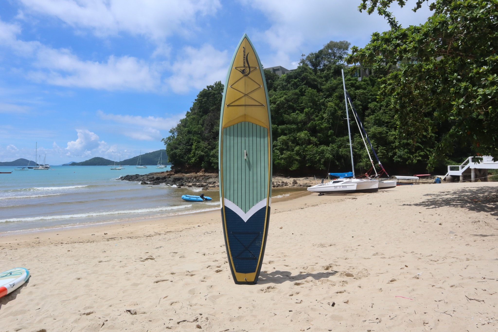 SUP แบบแข็งไฟเบอร์กล๊าส Touring 12'6" X 31"
