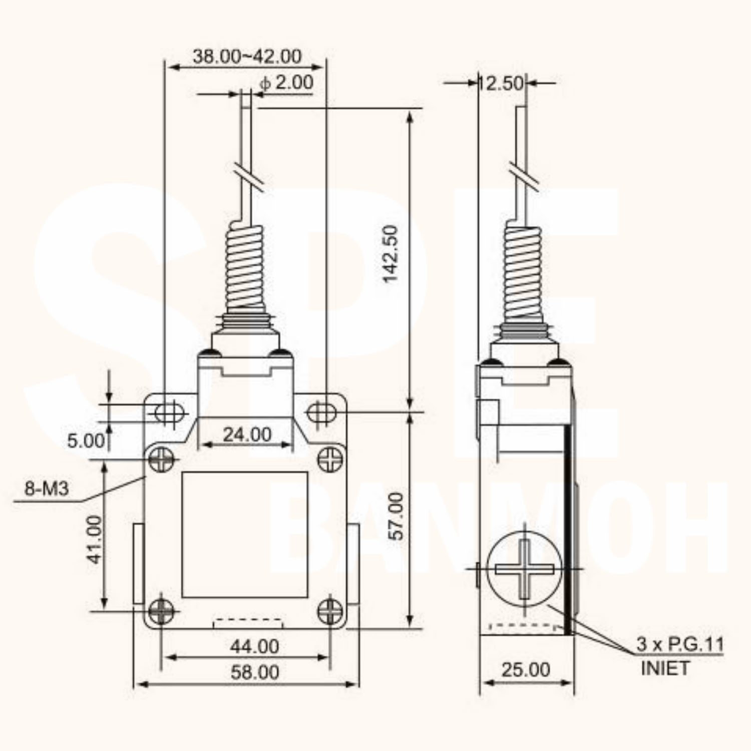 CSA-061 ลิมิทสวิทช์ Limitswitch Limit Switch CSA 061 CNTD ลิมิตสวิทย์ ก้านยาว ล้อสั้น ล้อยาว ล้องอ ล้อใหญ่ ก้านเข็ม ก้านสั้น ปุ่มกด ลิมิทสวิท CNTD COM NO NC กดติดปล่อยดับ Momentary On กดดับปล่อยติด Momentary Off กดติด ปล่อยดับ กดดับ ปล่อยติด Normally Open