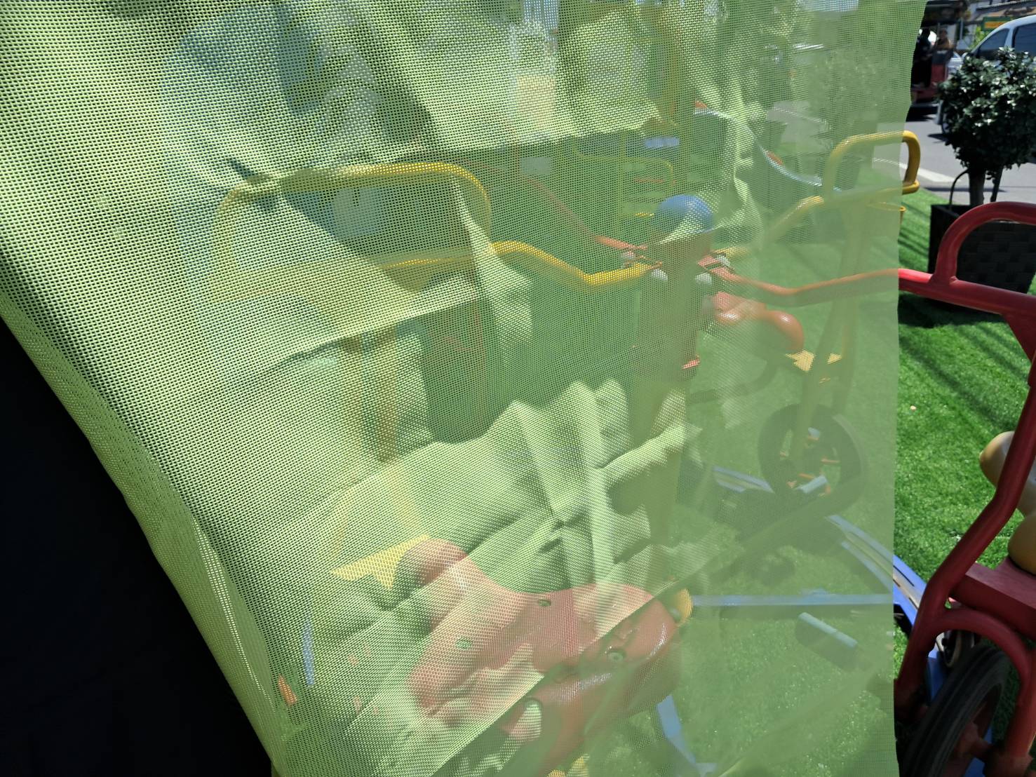 pvc solar screen ผ้าใบมีรู