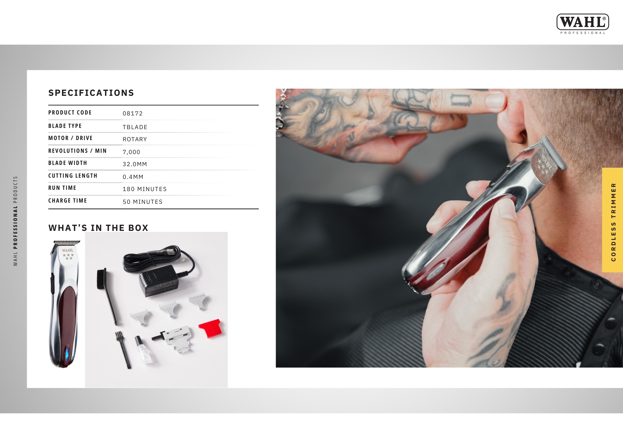 (NEW) Wahl 5-Star A Lign Trimmer Hair Cordless ปัตตาเลี่ยน กันขอบ ไร้สาย