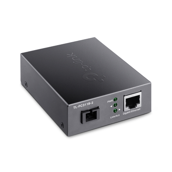 TP-LINK TL-FC311B-2 Gigabit WAD Media Converter รับประกันศูนย์ 1 ปี