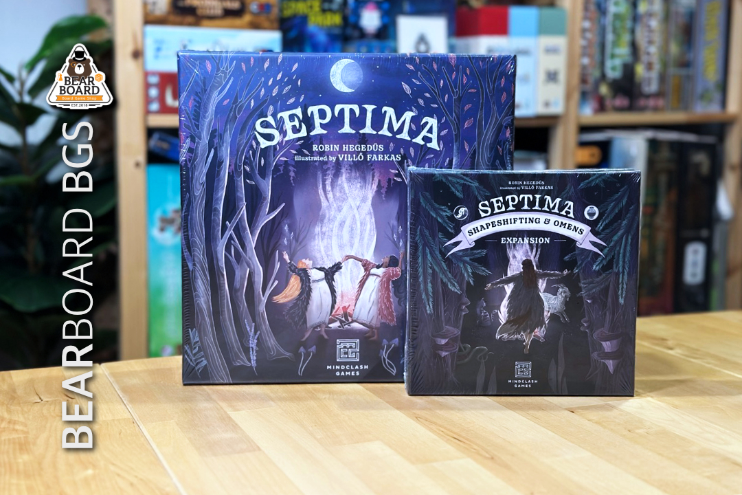 Septima: เกมบอร์ดแม่มดสุดลึกลับ พร้อมภาคเสริม Shapeshift & Omens บอร์ดเกม ของแท้