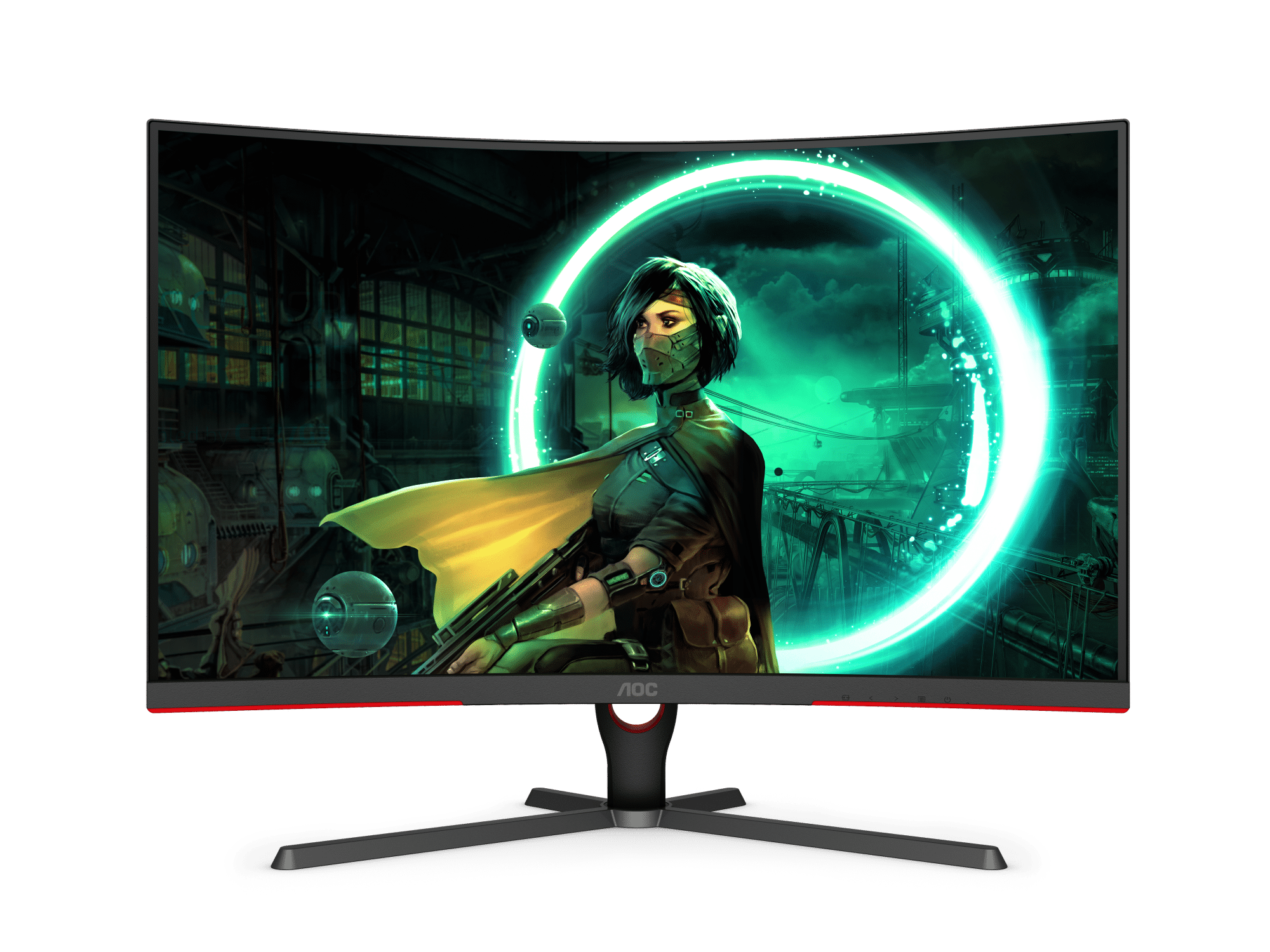 AOC C32G3E 31.5" 1000R Curved Gaming Monitor ประกันศูนย์ 3 ปี