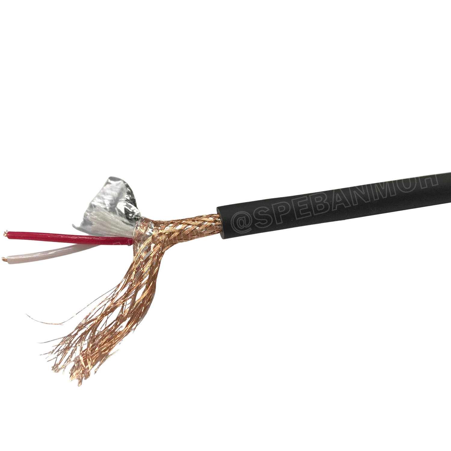 [ 3เมตร ] PR-MIC300 สายไมค์ Wireman Microphone cable stereo 6มม ไมค์Stereo 6 mm Ultra-low noise and high qulaity shielded ชีลรอบ กันสัญญาณรบกวน อย่างดี ทองแดงแท้ Audio Cable For Balance Connecter