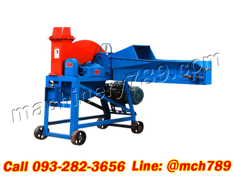 เครื่องสับหญ้าอเนกประสงค์ กำลังผลิต1.5-3.5 ตัน/ชม. เครื่องสับหญ้าเนเปียร์ เครื่องย่อยทางมะพร้าว เครื่องสับย่อยอเนกประสงค์ เครื่องสับต้นข้าวโพด เครื่องสับต้นอ้อย Mini Feed Grain Straw Grinder Mill / Grass Grinding Machine