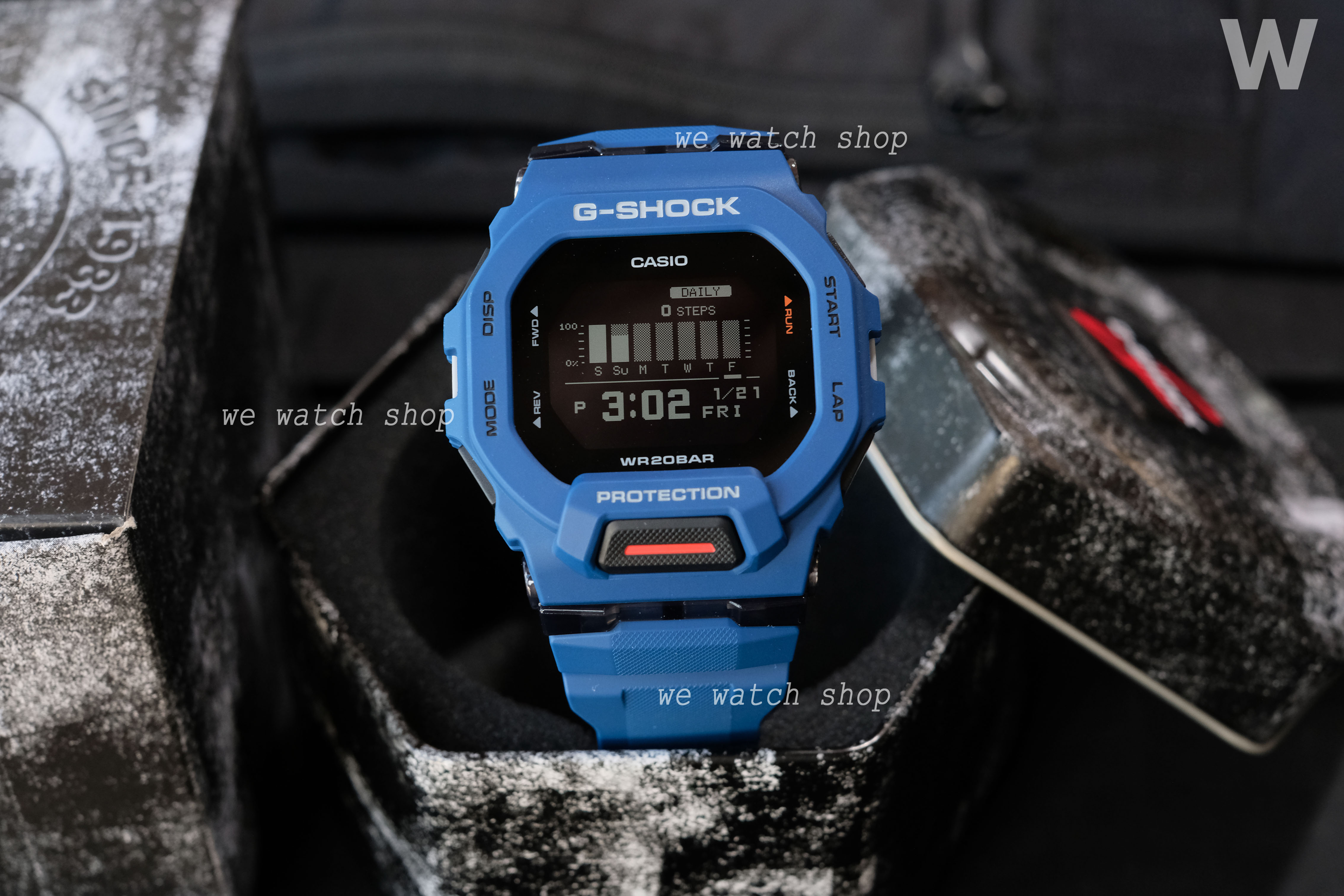 CASIO G-SHOCK รุ่น GBD-200-2DR สีน้ำเงิน สินค้าของเเท้ รับประกันศูนย์ CMG