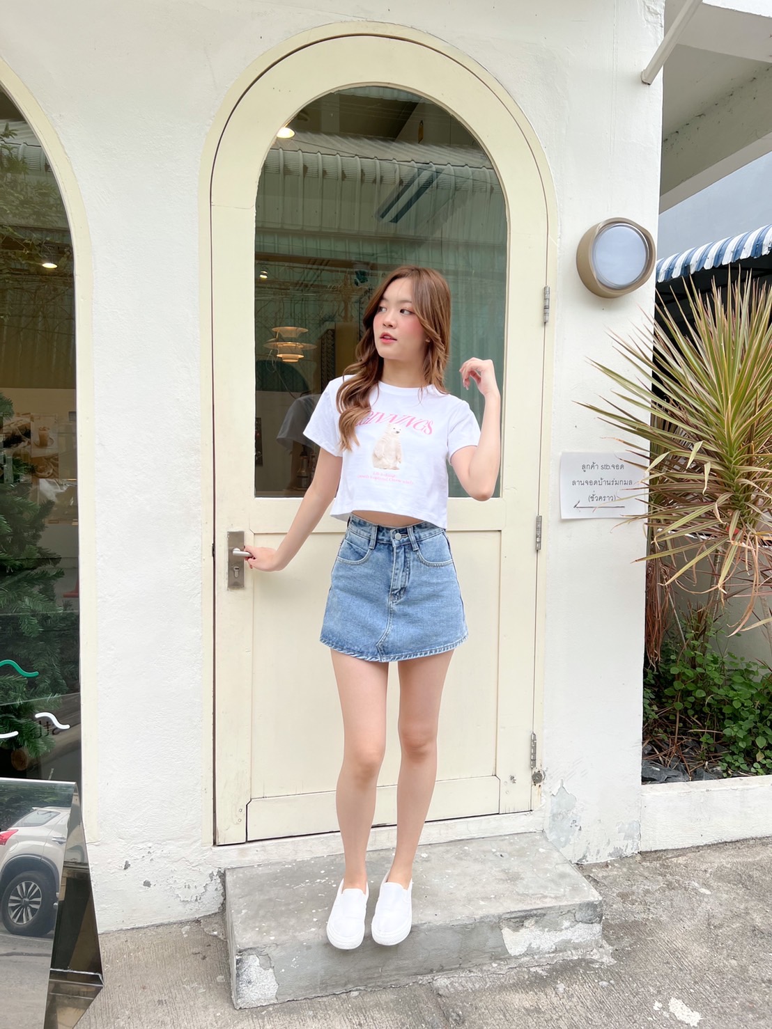 BEAR Crop Tee เสื้อครอปน้อนหมี