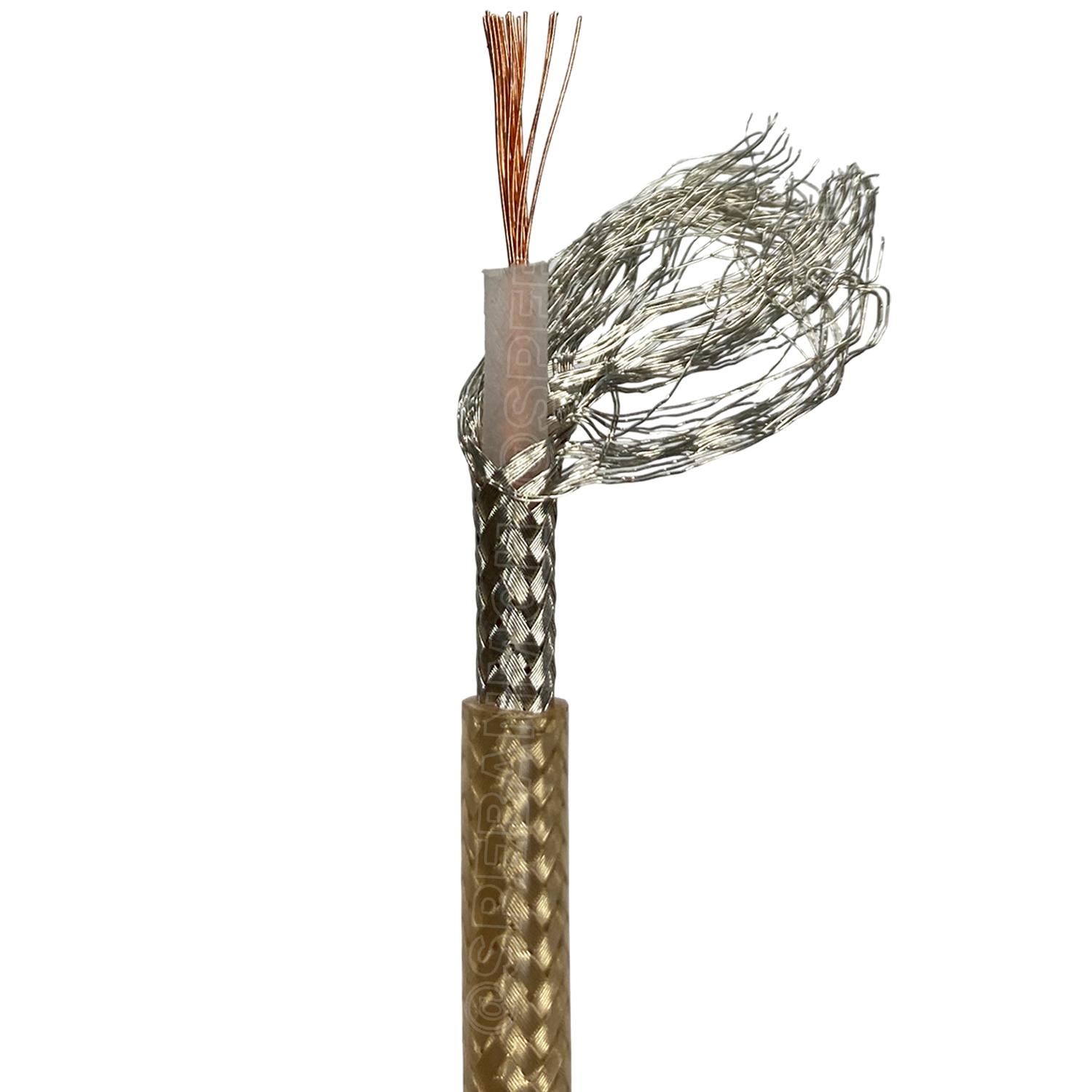 [ 1เมตร ] RG-58/U สาย RG58 RG-58 Coaxial Cable สายโคแอคเชียล 50Ohm สายสัญญาณวิทยุสื่อสาร 50 โอห์ม ทองแดงแท้ Copper Wire Tine Copper Shield ชีลถักแบบทองแดง เคลือบดีบุก วิทยุสื่อสาร สายอากาศ RF สายนำสัญญาณ วิทยุสื่อสาร