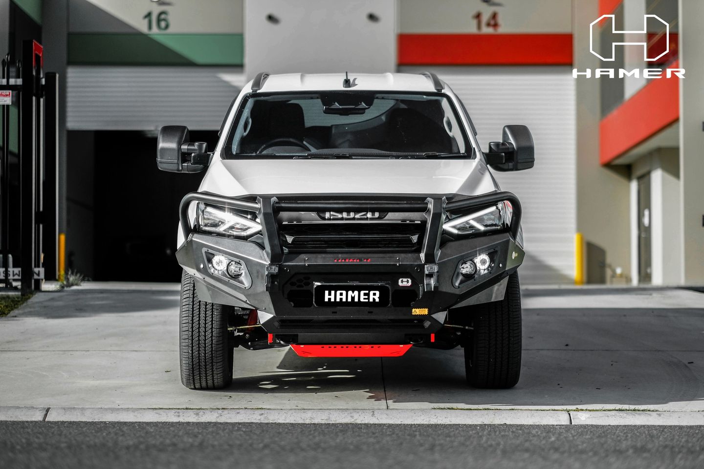 กันชนหน้า HAMER KING SERIES PLUS BULL BAR : MU-X 2021-2023