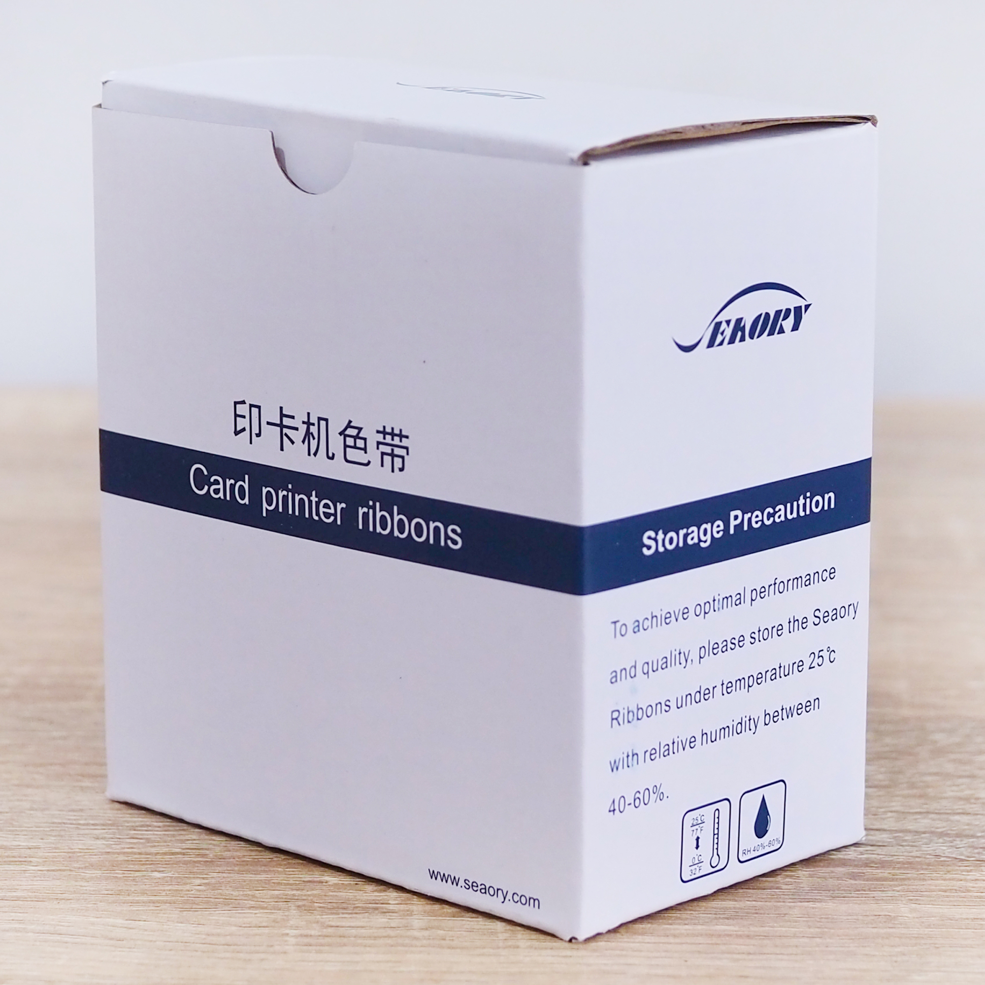 Seaory BXR.2411A.CNA ริบบอนดำ หมึกพิมพ์ดำ Standard monochrome black ribbon K 1000 Print ใช้สำหรับเครื่องพิมพ์บัตร Seaory S20 S21 S22 S22K Code CNA