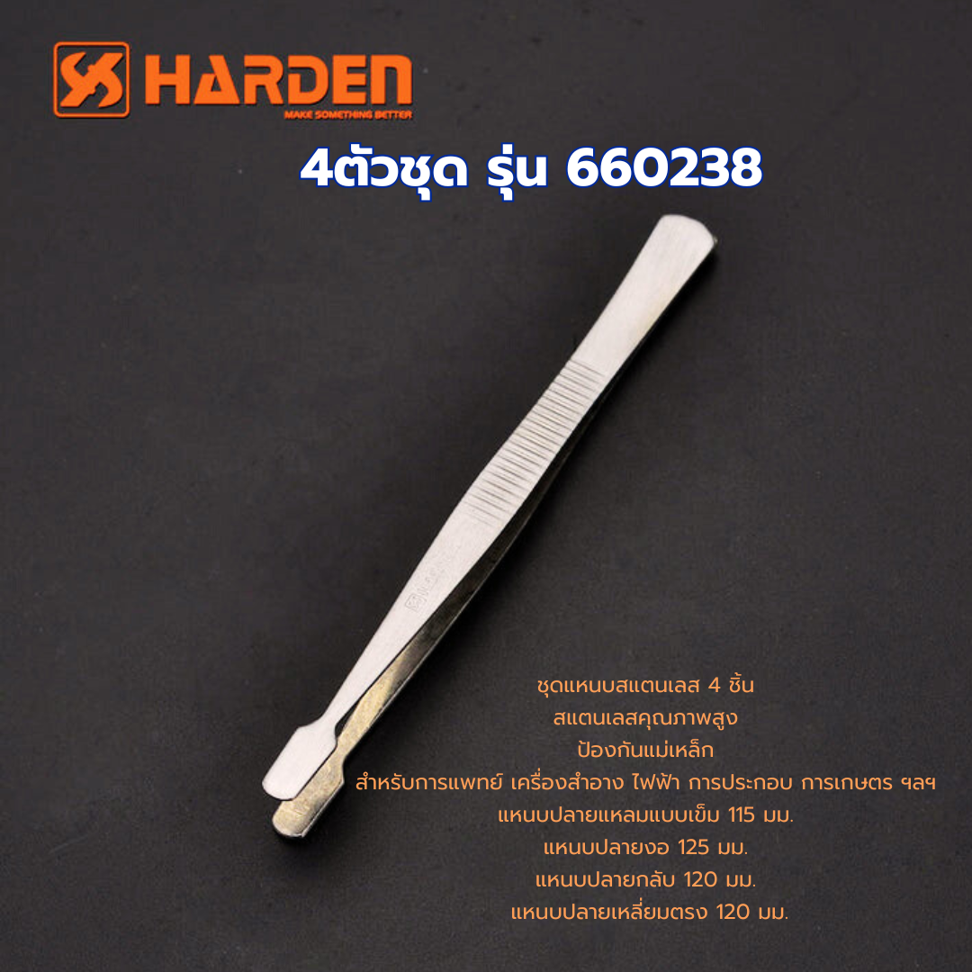 HARDEN คีมหนีบ อเนกประสงค์ 4ตัวชุด รุ่น 660238