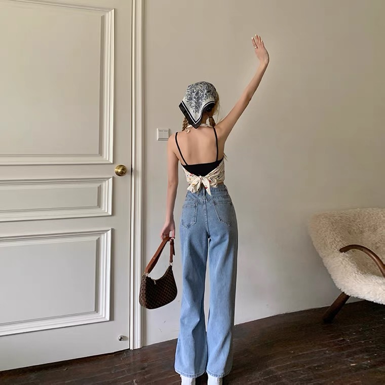 กางเกงยีนส์เดนิม VINTAGE DENIM DM002