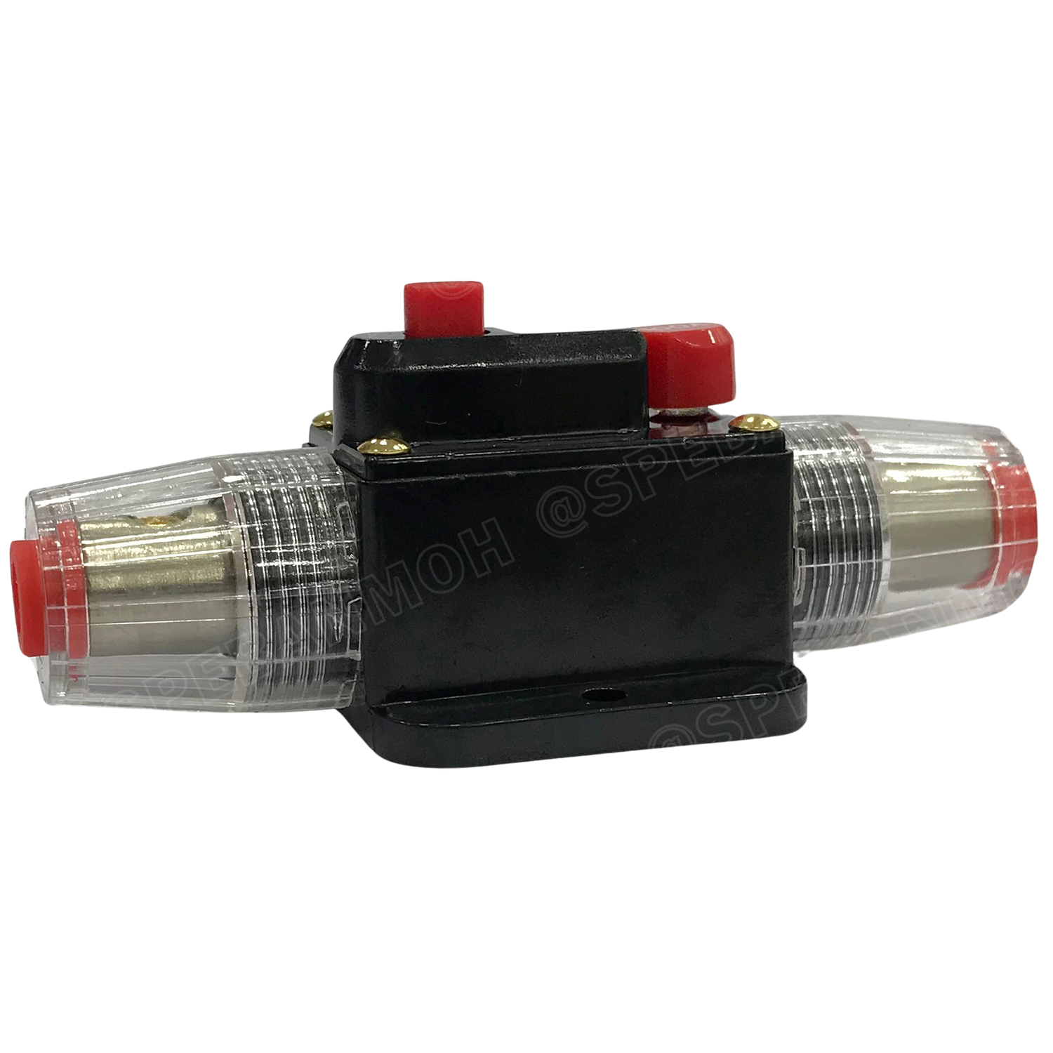 [ 1ชิ้น ] CB-01 50A กระบอกฟิวส์รถยนต์ แบบเบรคเกอร์ 50แอมป์ 12V 24V DC Breaker Automotive Fuse เข้า 1 ออก 1 Auto Fuse Car Amplifier ฟิวส์รถยนต์ เครื่องเสียงรถยนต์ กระบอก กระบอกฟิวส์รถยนต์ ฟิวส์ซับบ๊อก ฟิวส์เครื่องเสียง Car Audio Inline Circuit Breaker