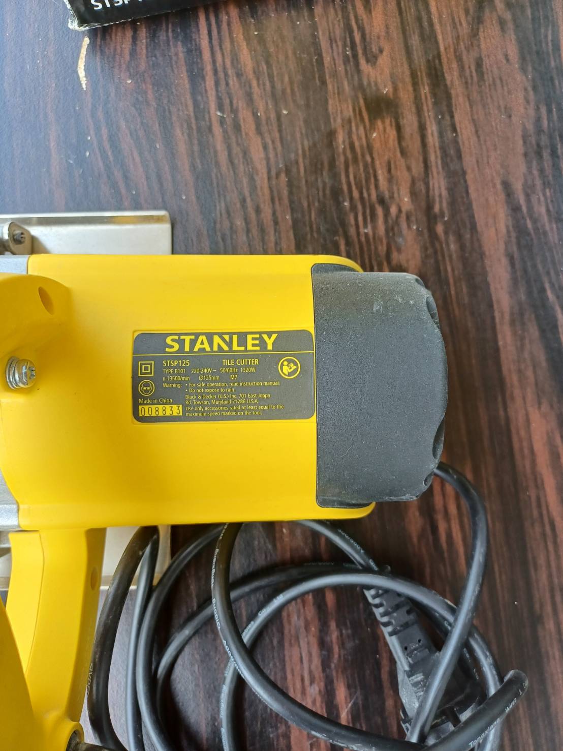 STANLEY เครื่องตัดกระเบื้อง ขนาด 4 นิ้ว (125มม.) STSP125
