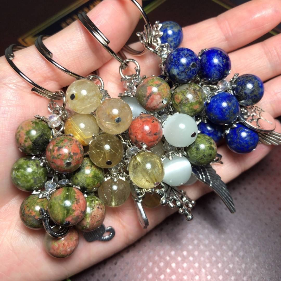 พวงกุญแจยูนาไคต์ (หินถูกหวย)