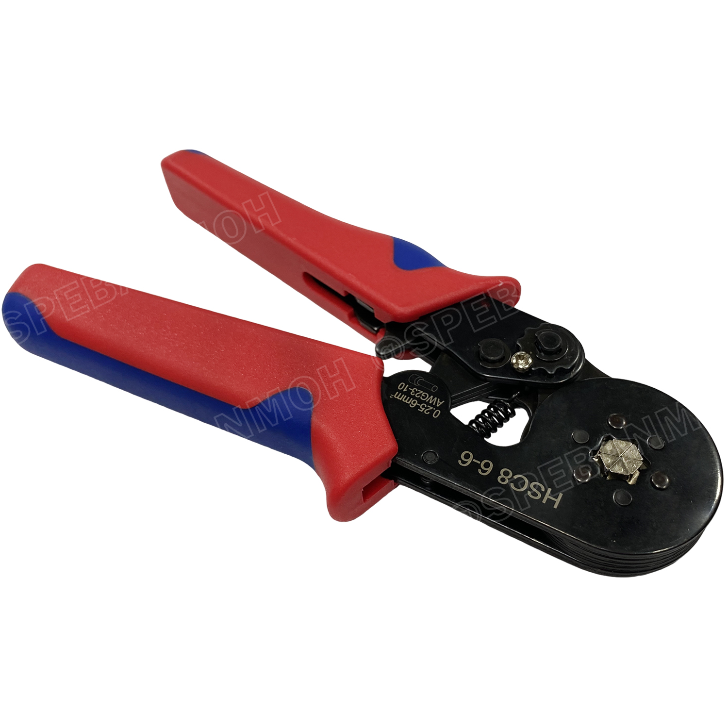 [ 1 ชิ้น ] HSC8-6-6 คีมย้ำหางปลา คอร์ดเอ็น รุ่นหนา หกเหลี่ยม หางปลาเข็ม 0.25-6 mm² Crimping Terminal For Coed End คีมย้ำสลิปเข้าปลายสาย ย้ำสายไฟ Wire ferrules End sleeves 23-10AWG คีมอเนกประสงค์ ด้ามจับ แบบ 4 เหลี่ยม CRIMPING TOOLS 0.5 1.5 2.5 4.0 6.0 mm