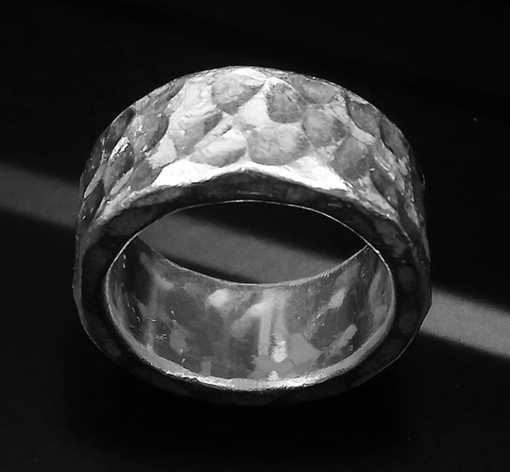 Ring 1 Hammered