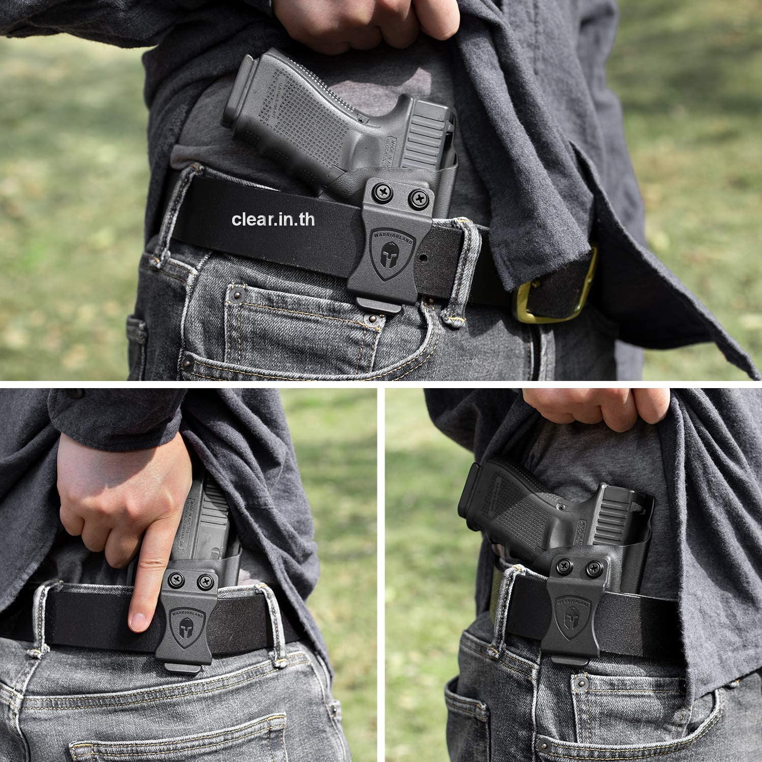 ซองพกใน 1911 Holster - IWB Kydex Holster Fit 1911 5'' No Rail Pistol, Right USA WARRIORLAND holster ส่งจากประเทศไทย