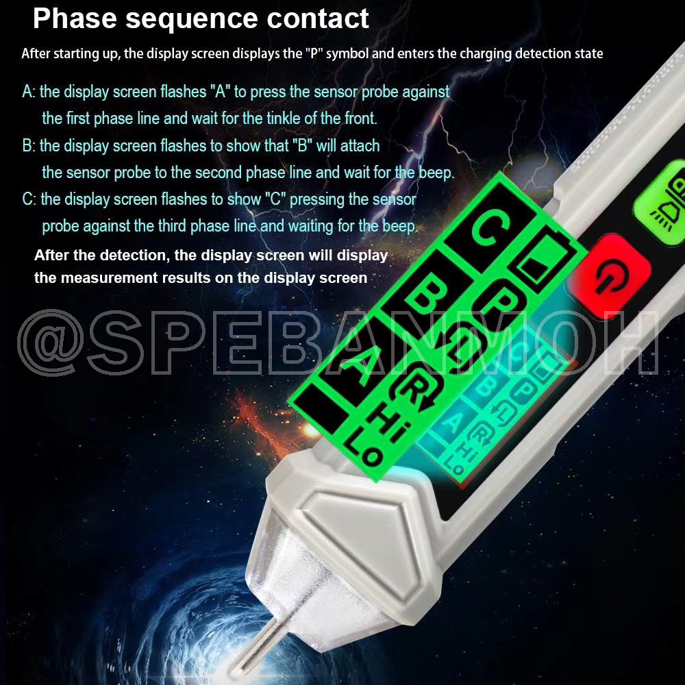 [ 1ชิ้น ] ET8901 ปากกาเช็คไฟ Voltage Alert ไขควงวัดไฟนอกสาย วัดไฟมีเสียง ปากกาวัดไฟ วัดไฟรั่ว AC Voltage Detectors ปากกาวัดไฟ non-contact AC voltage detectors ปากกาเช็คไฟ ไขควงเช็คไฟ ไขควงทดสอบไฟ