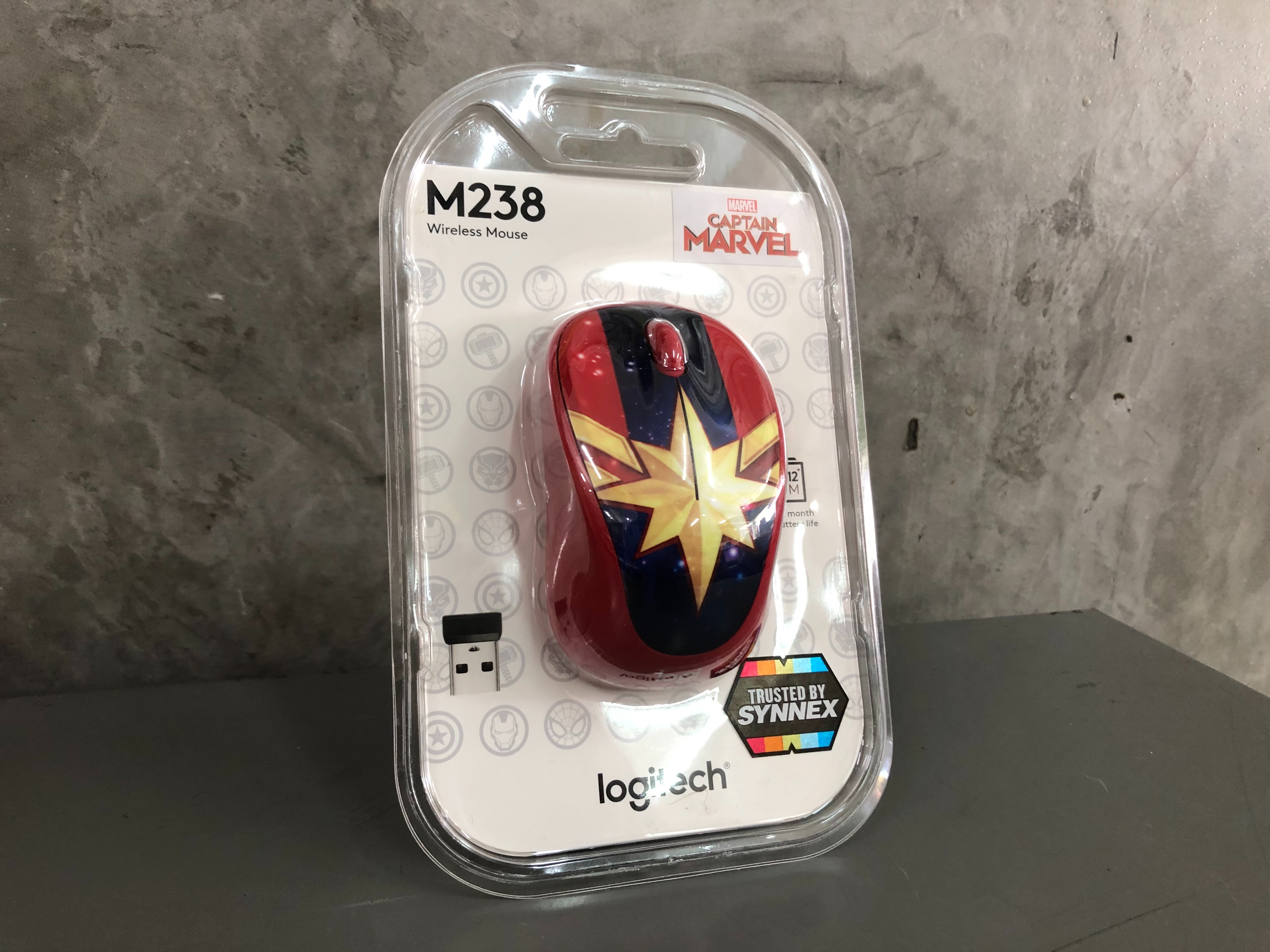 Logitech M238 Marvel Collection Mouse Wireless ประกันศูนย์ไทย 1 ปี