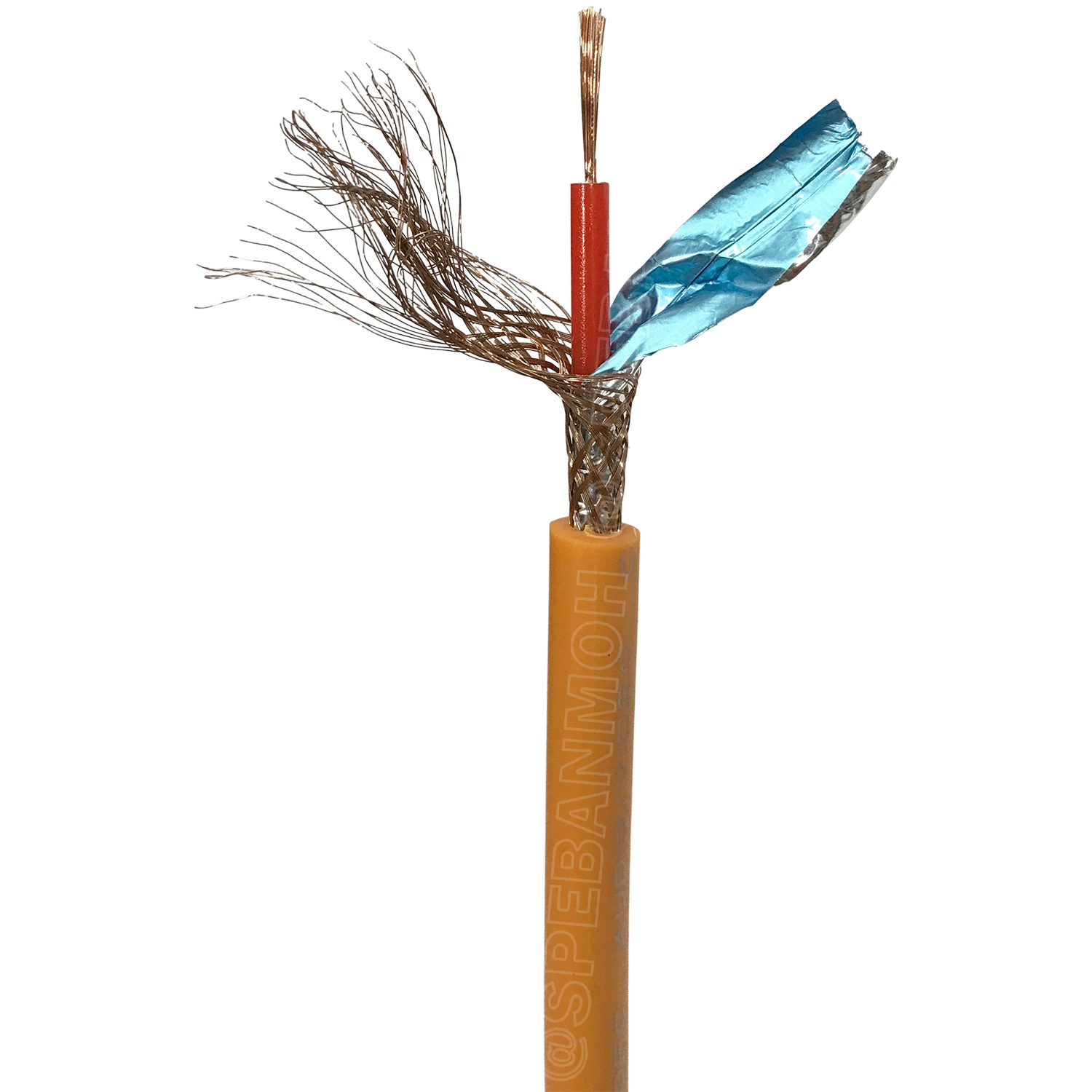 [ 1 เมตร ] LITON-MN-001 สีส้ม Orange สายสัญญาณโมโน เดี่ยว 6mm สายไมโครโฟน Microphone Cable สัญญาณโมโน AV Audio Cable Liton Brand 22AWG OD 6mm Lion Mono Microphone Cable Liton Unbalance Cable Liton Monno Cable สายสัญญาณ Lion Mono Audio