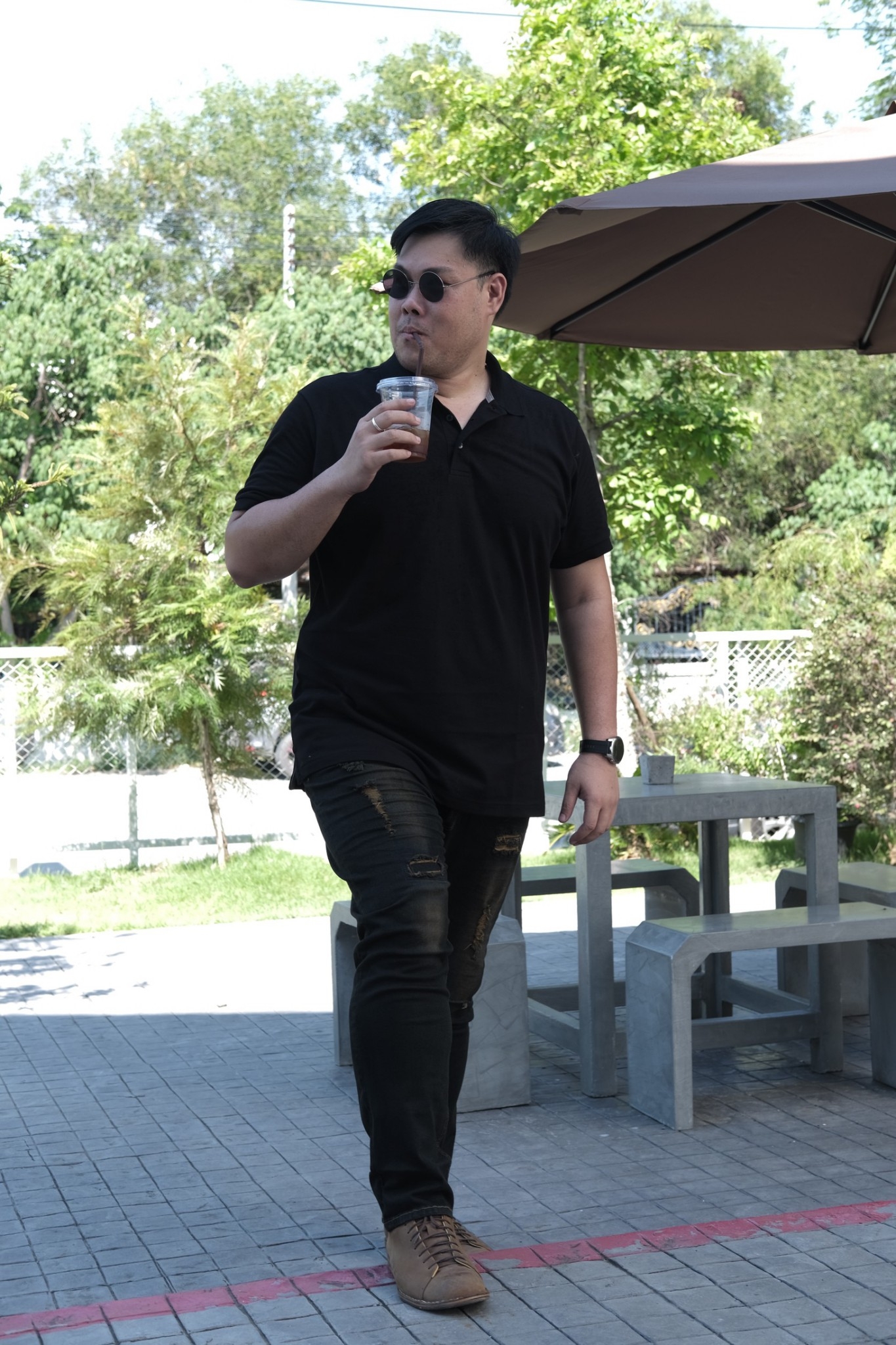 กางเกงยีนส์ ไซส์ใหญ่ ยีนส์เดฟ ผ้ายืด สียีนส์ดำสนิม กางเกงคนอ้วน ผู้ชายอ้วน 40-54" #232 #732