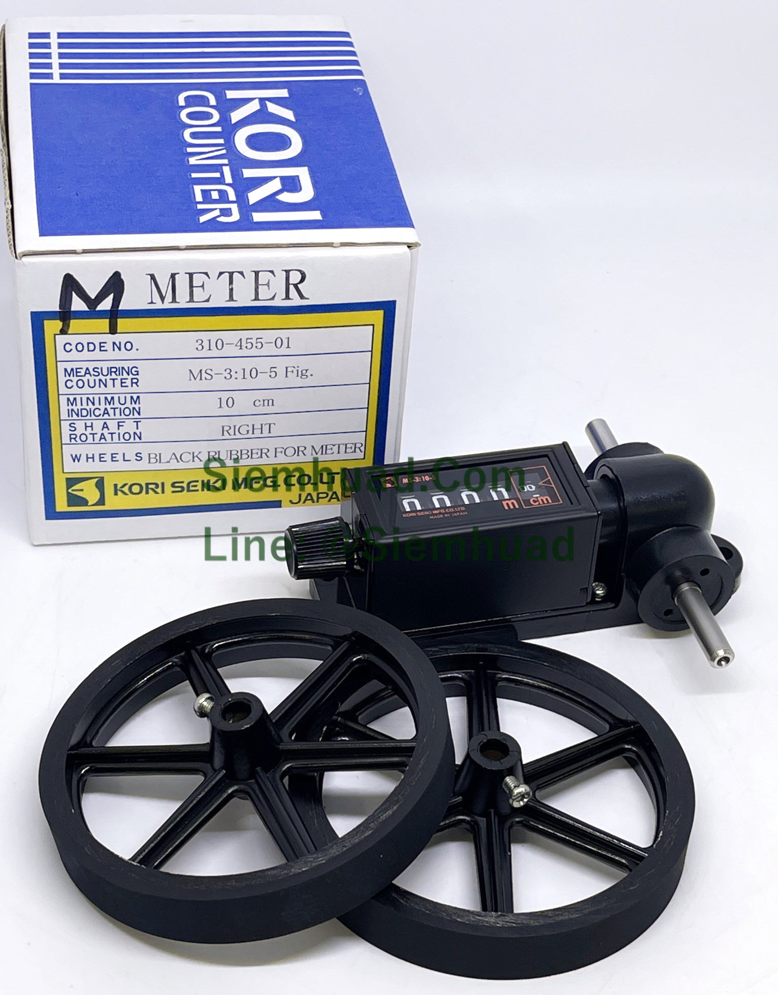 เคาเตอร์เซ็นเซอร์ความยาววัดล้อ Wheel Encoder (KORI) วัดรอบผ้า หน่วยเมตร, หลา รุ่น MS-3 series, BM-3 series