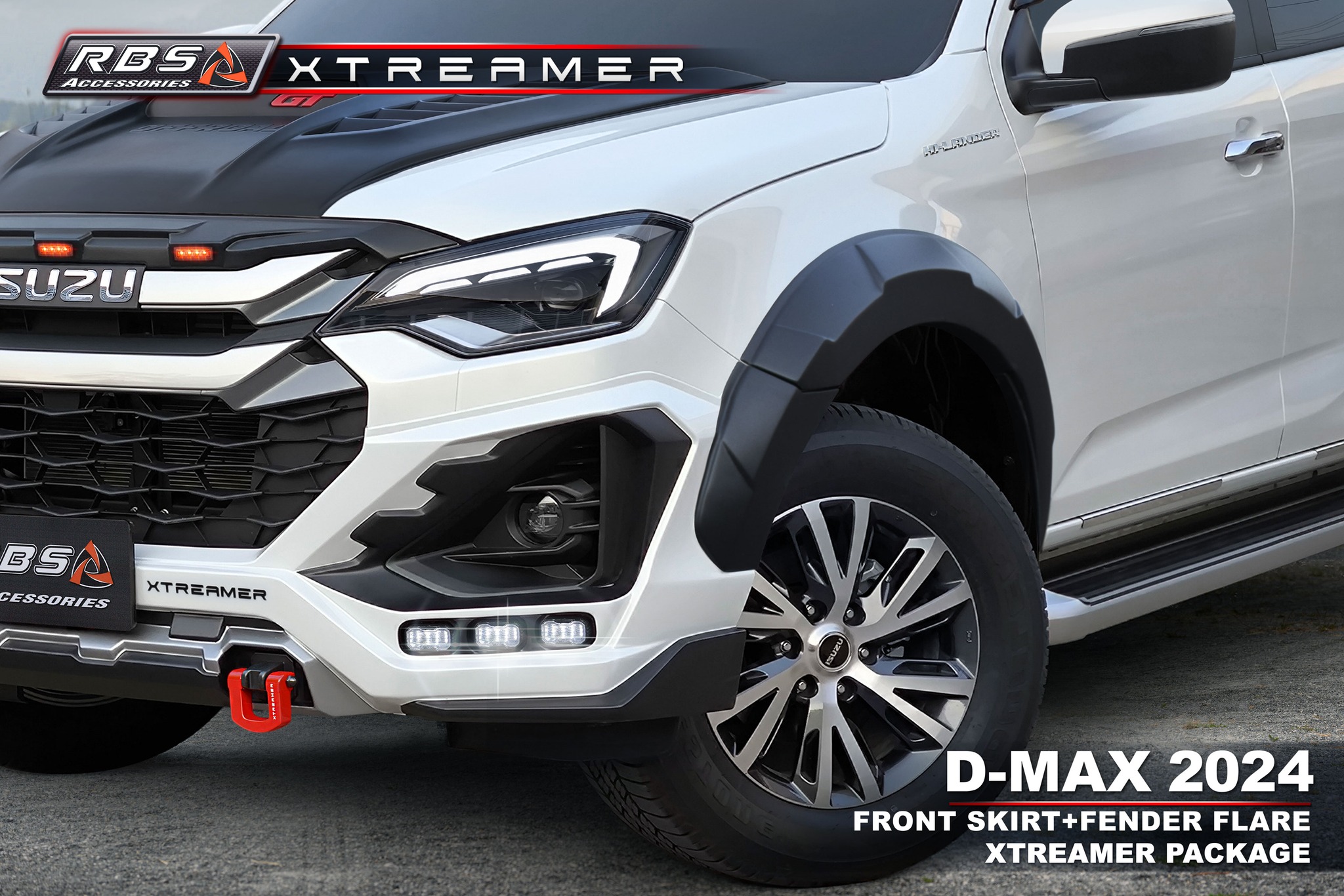 ชุดแต่งสเกิร์ตรอบคัน XTREMER GT สำหรับ ALL NEW D-MAX 2023 (ตัวสูง)