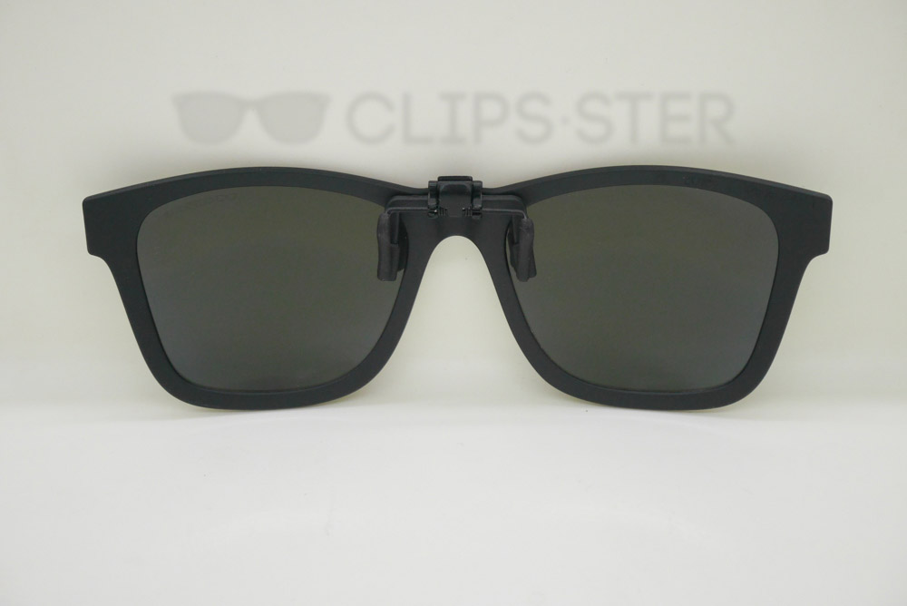 คลิปออนกันแดด Clipsster รุ่น Wayster O Signature Edition กรอบดำเลนส์ปรอททอง