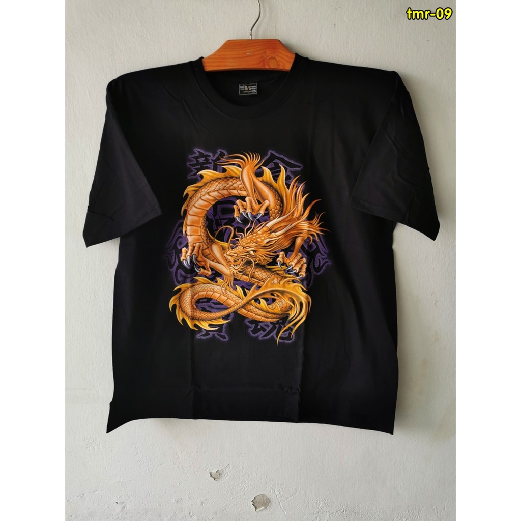 ไซต์ใหญ่ 2-6XL เสื้อยืดคนอ้วน ผู้ชาย คอกลม แขนสั้น สกรีนลาย(7-12)