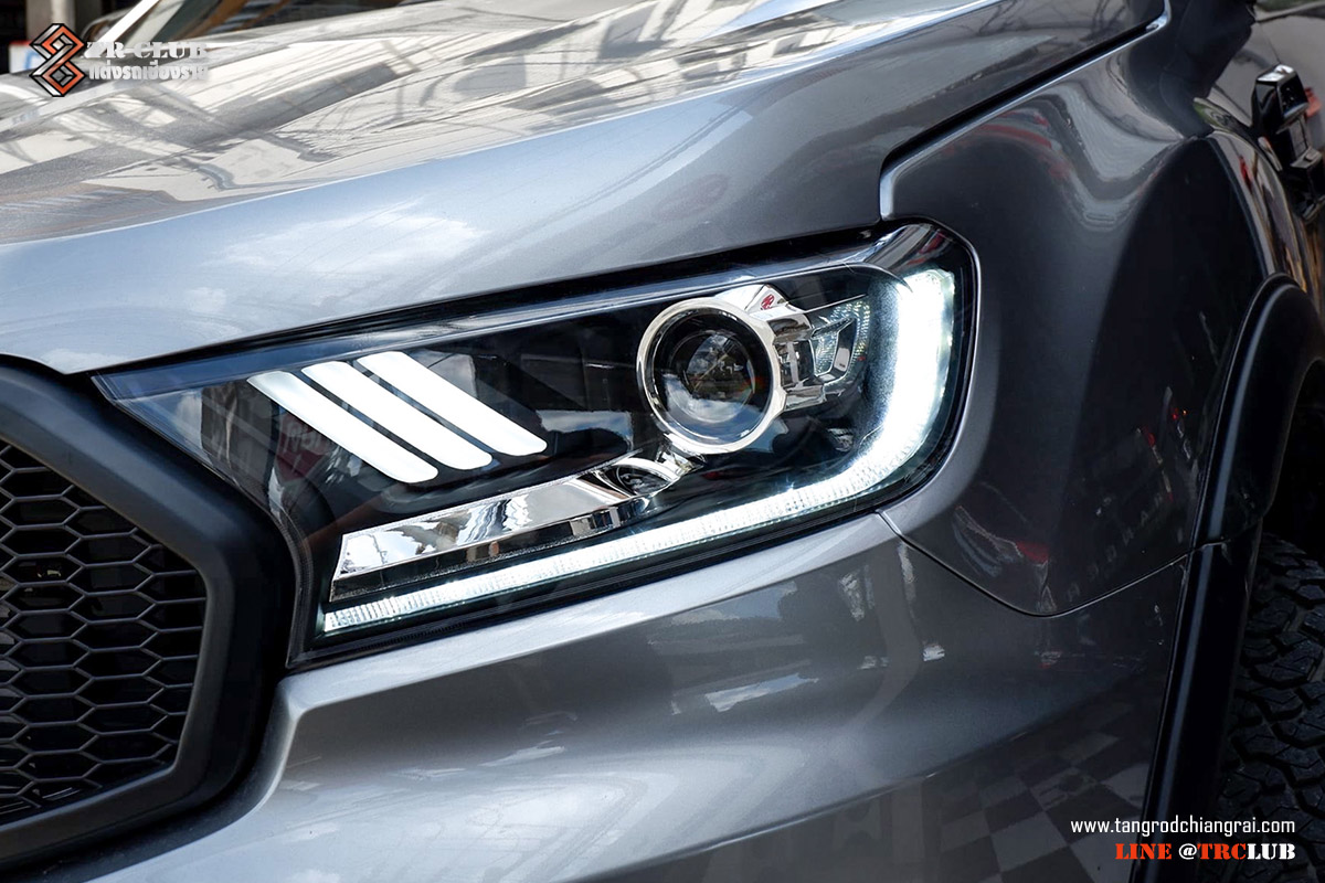 ไฟหน้า BI-LED โปรเจคเตอร์ Mustang Ford Ranger/Everest/Raptor 2015-2021
