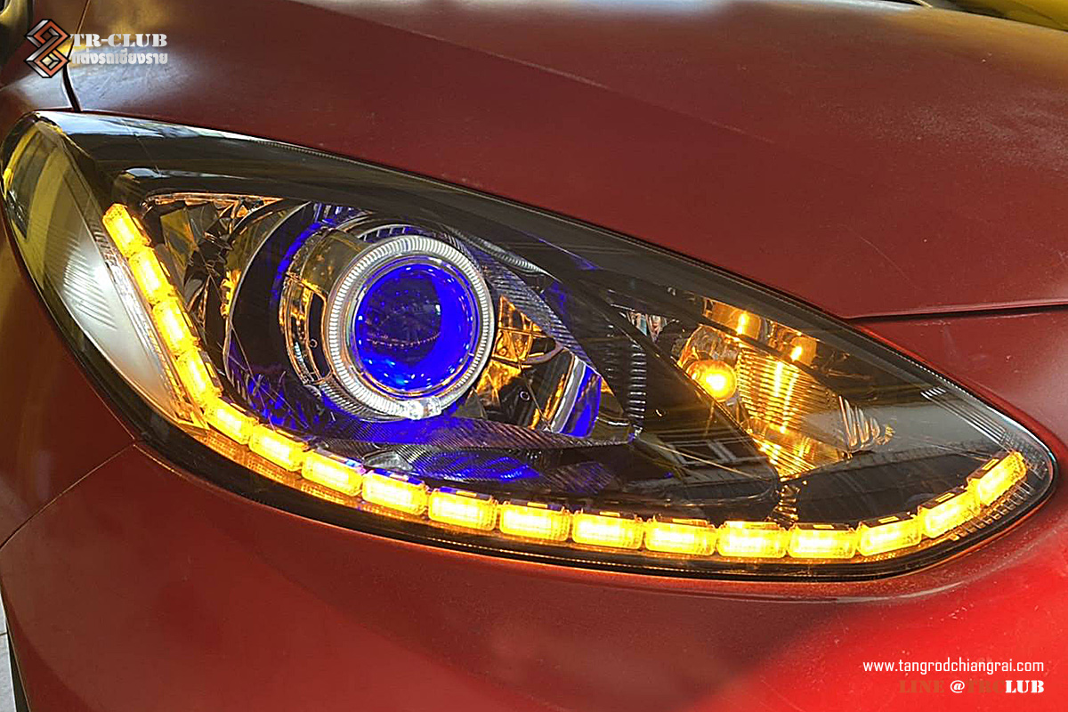 อัพเกรดไฟหน้า MAZDA2 2010