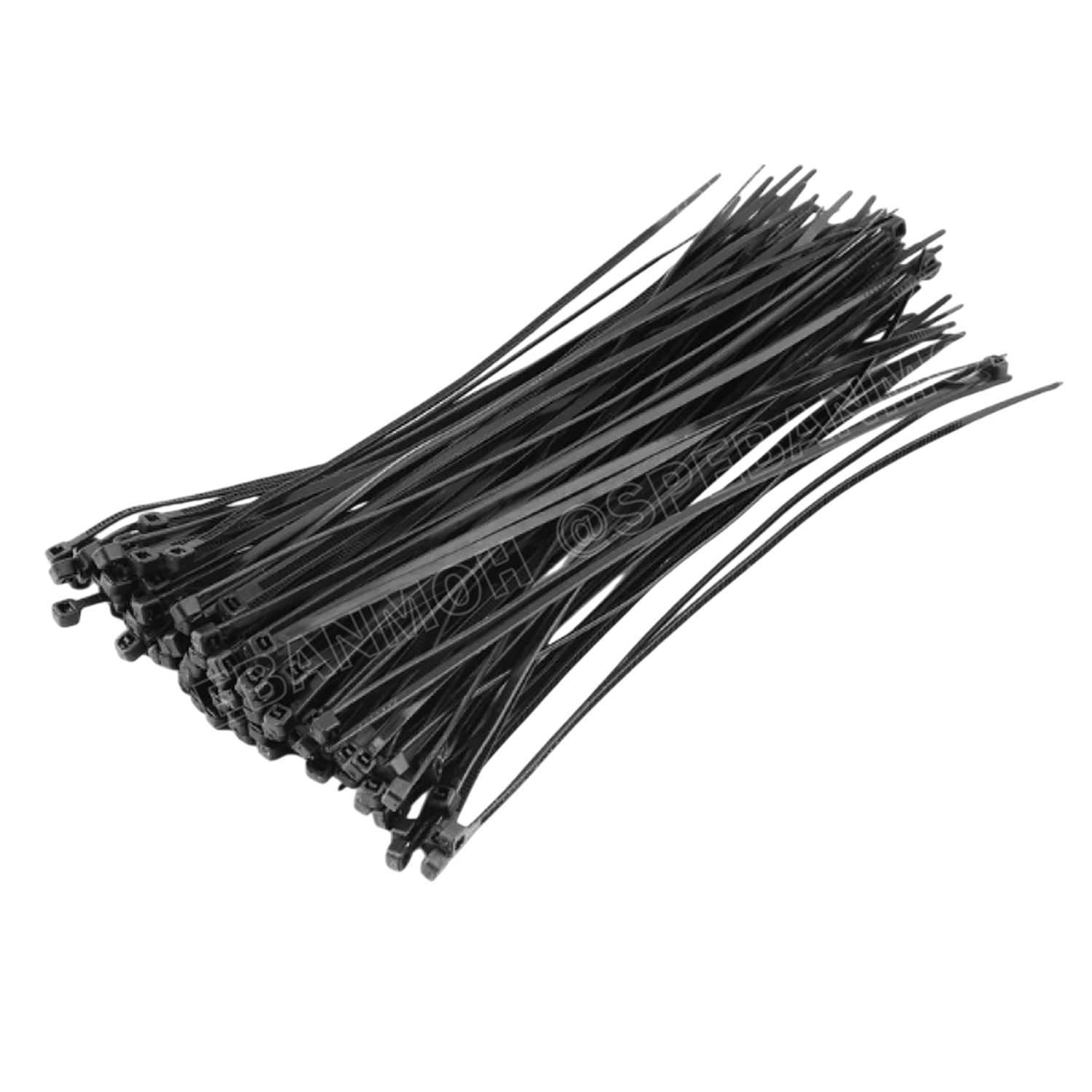 [ 100ชิ้น/ห่อ ] OEM สายรัดอเนกประสงค์ รุ่นถูก เคเบิลไทล์ หนวดกุ้ง Cable Tie สายรัด Nylon Cable สายรัดพลาสติก สายรัดไนล่อน หนวดกุ้ง Nylon Plastic สายไนล่อนรัดสายไฟแบบห่วงรัดสายไฟ สายรัดเคเบิ้ลไทร์แบบล็อคตัวเองอเนกประสงค์