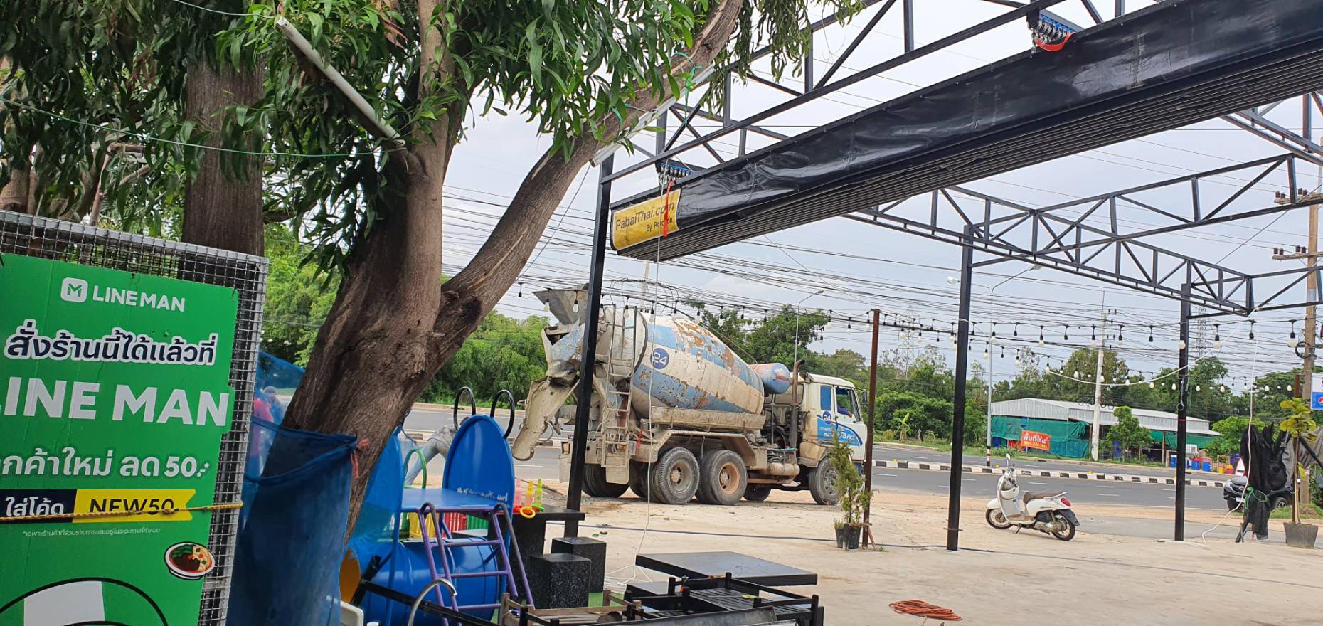 Pabaithai 001(ผ้าใบเลื่อน)